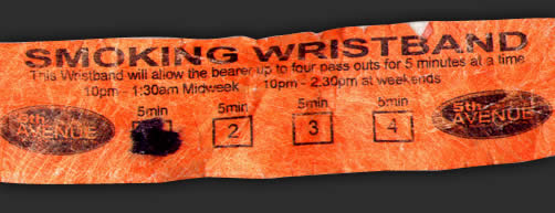 5th avenue smoking wristband